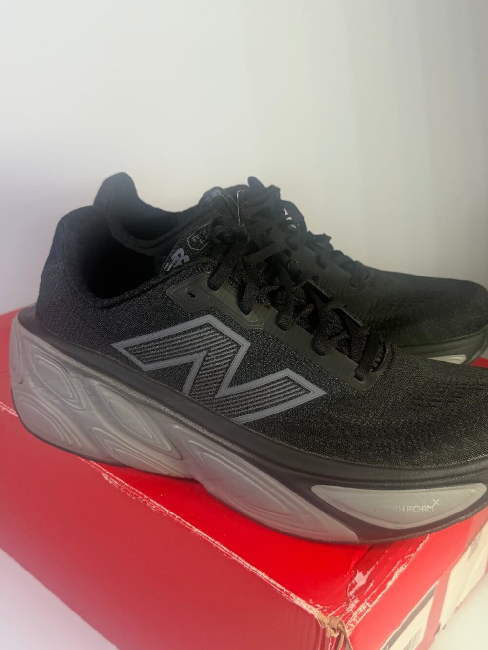 New Balance Fresh Foam X More v5 Running Shoes Black Men's Size 11 D MMORLK5